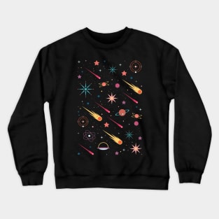 Fly Through Space Crewneck Sweatshirt